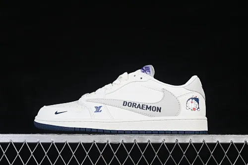 All categories Air Jordan Jordan series basketball shoes Air Jordan 1 Low High-end customized low-top sneakers Travis Scott x Fragment Design x Air Jordan 1 Low OG SP AJ1 Joe 1 joint Doraemon low-top cultural casual sneakers DZ2688-004